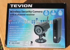 Tevion Wireless Security Camera With 4 Channel Receiver - Picture 1 of 21