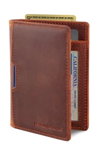 - Wallets for Men Slim Mens leather RFID Blocking Minimalist Card Front Pocke... - Picture 1 of 6