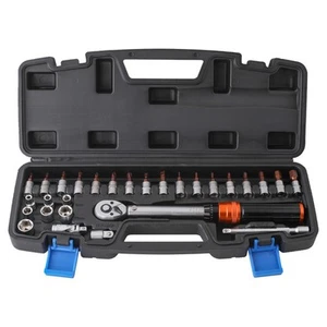 Professional Grade Torque Wrench Set with Socket Adapters for Maintenance - Picture 1 of 10