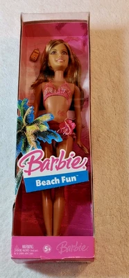Muñeca Barbie Beach Fun (J0710) 2006 protector solar y tatuaje, nueva en caja, ver desc. Foto 1 de 4