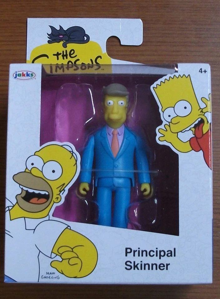 "Figura de acción de Los Simpson Principal Skinner 2,5"" Wave 4 Jakks Pacific nueva" Foto 1 de 1