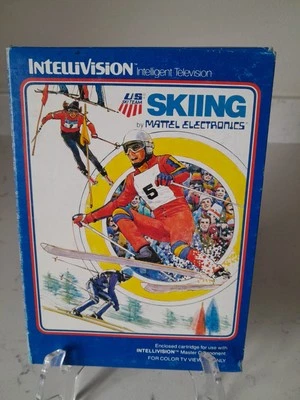 U.S. Ski Team Skiing (Intellivision, 1980) Complete with manual and overlays - Image 1 of 3