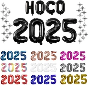 HOCO 2025 Globos con 25 Globos Estrella - Decoraciones de Cartel de Regreso a Casa - Imagen 1 de 6