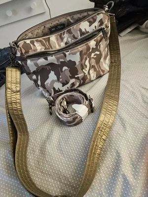 Bandolera Lug Flare Taipe Camuflada Marrón Con Segunda Correa Nueva Excelente Estado  Foto 1 de 4