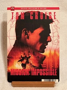 Mission: Impossible BLOCKBUSTER BACKER KARTE Mini-Poster 5 1/2x8 KEIN FILM - Bild 1 von 1