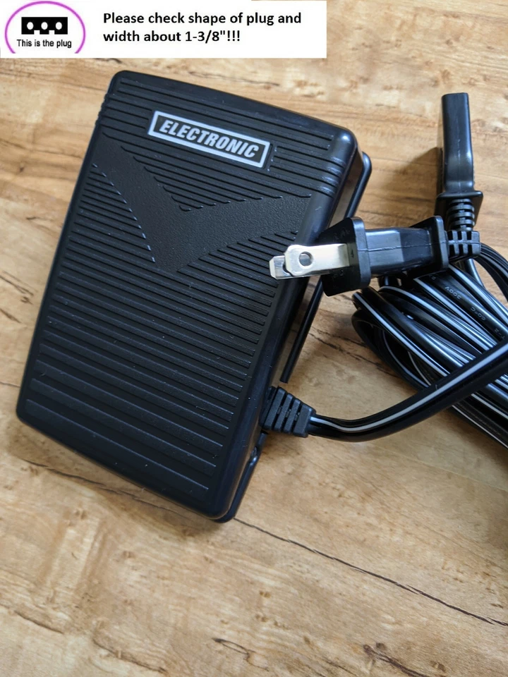 Foot Control Pedal+Cord Brother LS2000,LS2020,LS2125,LS2135,LS2220,LS2720,LS1217 - Image 1 of 1