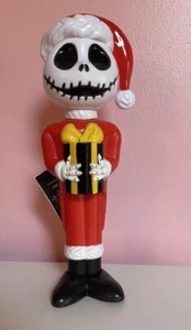 Jack Skellington 14” Papá Noel Pesadilla antes de Navidad molde soplado luces - Imagen 1 de 5