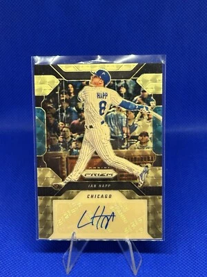 Ian Happ 2017 Panini Prizm Gold Vinyl RC Auto/5 Foto 1 de 2