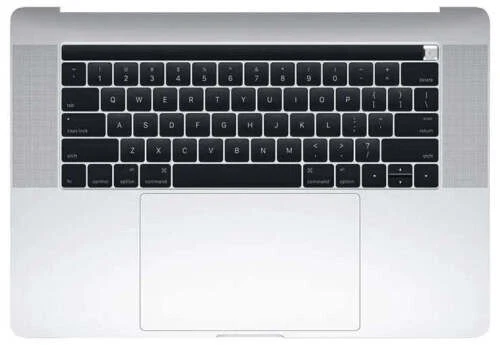 MacBook Pro A1707 15" 2016-17 Top Case Tastatur Trackpad TouchBar silber Original - Bild 1 von 1