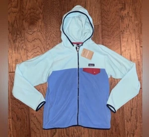 NWT Patagonia Kids Micro D Snap T Fleece Full Zip Up Jacket XL - Picture 1 of 7