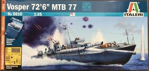 ITALERI 1:35 KIT NAVE VOSPER 72'6'' MTB 77 CON DECAL E FOTOINCISIONI ART 5610 - Foto 1 di 2