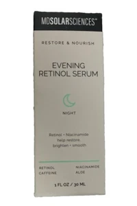 New! MDSolarSciences Evening Retinol Serum 1 oz. Facial Serum B11 - Picture 1 of 4