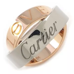 Cartier Ring Love Secret Vis Sliding Rotating Expansion Open 750WG 750RG #51 - Bild 1 von 8