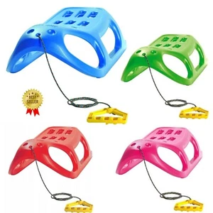 Kids Race Sledge Sled Steel Skid Little Seal Cute Safe and Stable 4 Colours HQ - Picture 1 of 27