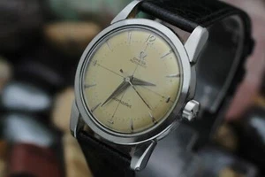 C. 1955 OMEGA Seamaster Cal. 500 Cross Hair Dial Stainless Steel Ref. 2846 Watch - Picture 1 of 7