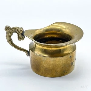 Vintage Brass Jug with Handle Jug Brass - Art Nouveau - Picture 1 of 11