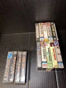 14 Korean Cassette Tapes The Rolling Stones Stevie Nicks Fleetwood Mac Korea - Picture 1 of 18