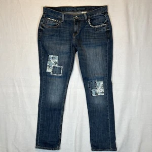 Pantalones de mezclilla rectos de trabajo con parche Cruel Girl Rhyon para mujer talla 29/7 R - Imagen 1 de 23