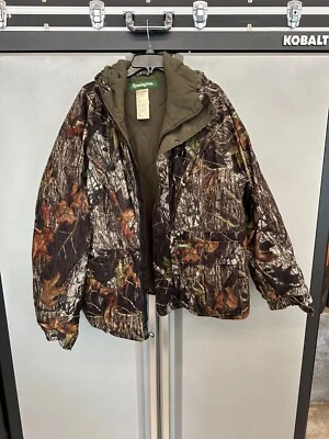 Remington Camo Hunting Jacket Men's XL Full Zip Mossy Oak Breakup - Image 1 of 4