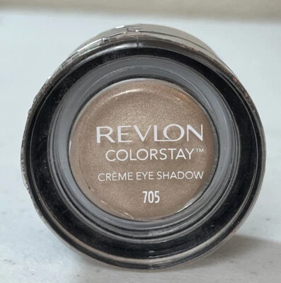 1 Revlon Colorstay Creme longwear Eye Shadow Creme Brulee 705 Waterproof & Brush - Image 1 of 4