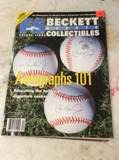 BECKETT SPORTS COLLECTIBLES MAGAZINE December 1997 Autographs 101
