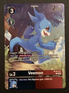 Veemon - BT16-017 U - Box Topper - Digimon Liberator - Digimon TCG - Bild 1 von 3