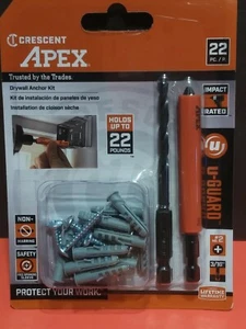 Crescent Apex CAUGB3BPH2K Drywall Anchor Installation Kit NEW Free Shipping! - Bild 1 von 3