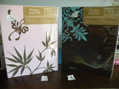 CR Gibson Photo Journal Album Tapestry 2 styles PICK 1 Pink or Brown/Bl New V10- - Image 1 of 4