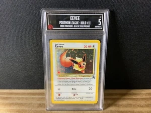 Black Star Promo 11 Eevee Holo Pokemon League TCCG 5 EX Not PSA - Picture 1 of 2