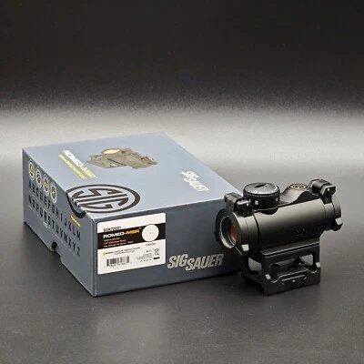 NO BRAND Sig Sauer Romeo-MSR 1x20mm 2 MOA RED DOT Sight / Riser Waterproof