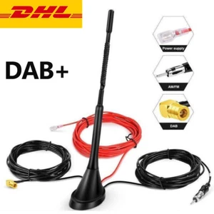 DAB Antenne AM/FM Dachantenne DAB+ Autoantenne Verstärker SMB DIN Kombi-Antenne - Bild 1 von 6