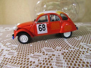 921Y Rare Eligor Citroën 2 CV 6 Rallye #68 Team FG Spa 2010 Orange 1:43 Blister - Picture 1 of 8
