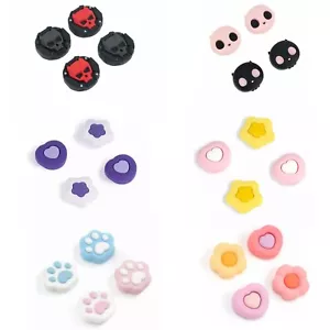 GeekShare 4 pz controller Playstation 4/5 impugnature pollice per Switch Pro - Foto 1 di 54