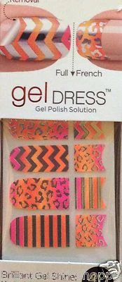 Kiss ногтей гель платье гель польский раствор гель полоски # 60639 зверинец VHTF - Изображение 1 из 3