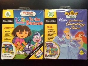 Leap Frog My First LeapPad Interactive Book and Cartridge Lot of 2 - Picture 1 of 6