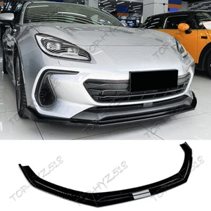 For Subaru BRZ 2022-2025 Black Front bumper front lip front shovel Spoiler 3pcs - Picture 1 of 12
