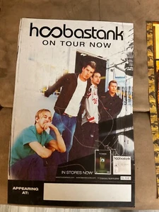 RARE!  17x11apx HOOBASTANK Promo POSTER tour  LP record OOP - Picture 1 of 3
