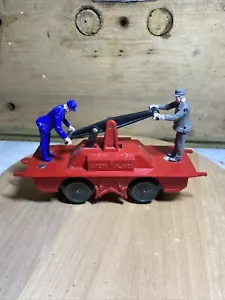 Marx Vintage O Operating Hand Car Rare Red Variation Tool Box Safety Flares - Picture 1 of 3