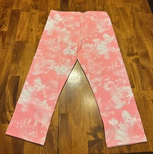 SO Perfect Capri Leggings Girls Size 10 Peach Tie dye - Picture 1 of 2