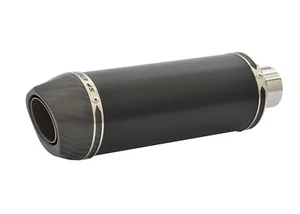 Honda CB500X Exhaust SP Diabolus Satin Black Stubby Carbon Outlet 2018-2021 - Picture 1 of 8