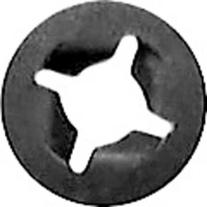 AMZ Clips And Fasteners 100 3/16" (#10) Pushnut Bolt Retainer 7/16 OD Phosphate - Foto 1 di 3