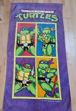 Vintage 1990 TMNT Teenage Mutant Ninja Turtles Towel Mirage Studios Jay Franco