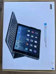 Anker Bluetooth Folio Keyboard Case for Ipad 4/3/2 Black Model TC941 - Picture 1 of 5
