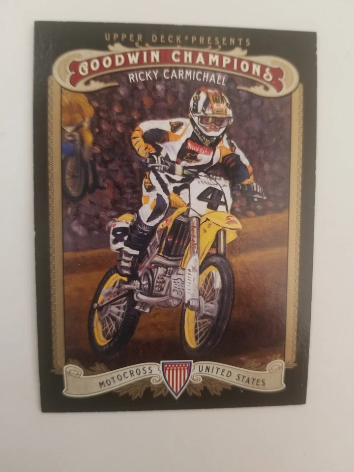 2012 Upper Deck Champions Motocross Ricky Carmichael #122 RC SUPERCROSS Mx SX 2 - Image 1 of 2