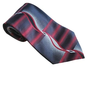 Pierre Cardin Mens Necktie 100% Silk Multicolor Geometric 58"x4" - Picture 1 of 8