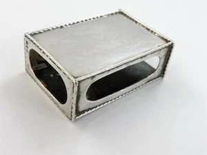 Schöner OMAR RAMSDEN SILBER STREICHHOLZSCHACHTELHALTER, 1927 Arts & Crafts - Bild 1 von 3