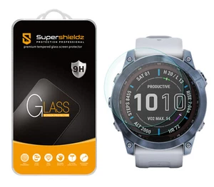 2X Verre Trempé Protecteur d'écran pour Garmin Fenix 7X/ 7X Pro Solaire (51mm) - Photo 1 sur 5