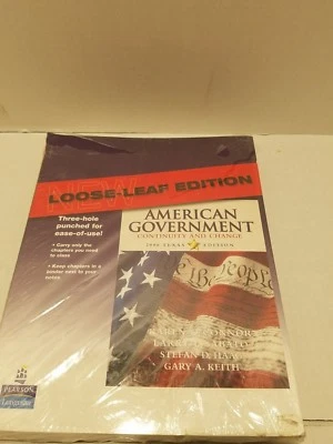 American Government: Continuity and Change, 2006 Texas Edition (Loose-leaf) - Image 1 of 2