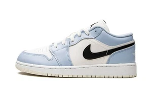 Size 6.5Y - Jordan 1 Low Ice Blue Black (GS) - Picture 1 of 3