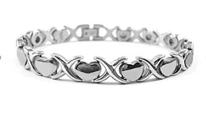 Magnetarmband/-halsband In-Design aus Edelstahl - mit Herz /Sonderangebot Winter - Bild 1 von 1